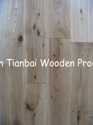 solid oak flooring , Rustic Grade, UV lacquered