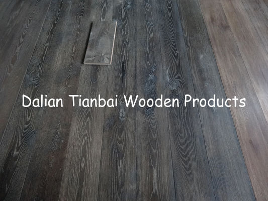 Multilayer 1-strip engineered, Oak, Rustic, Hand Finished 01